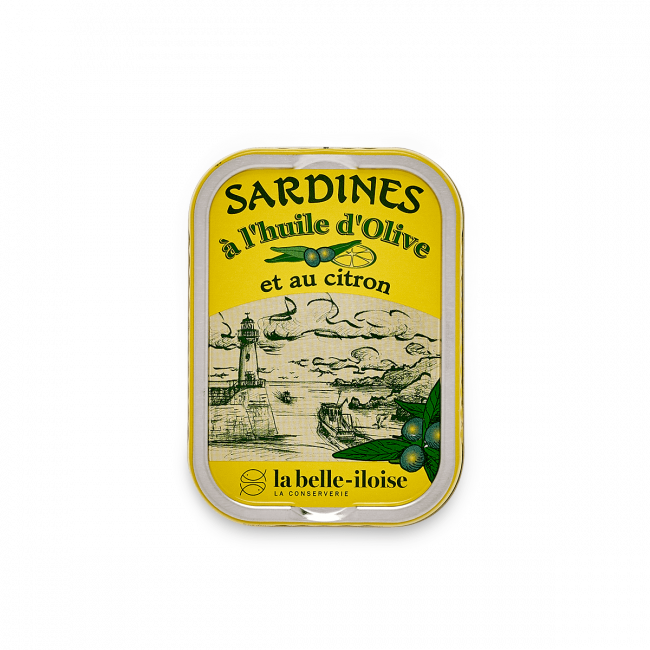 Sardínur í sítrónu og ólífuolíu