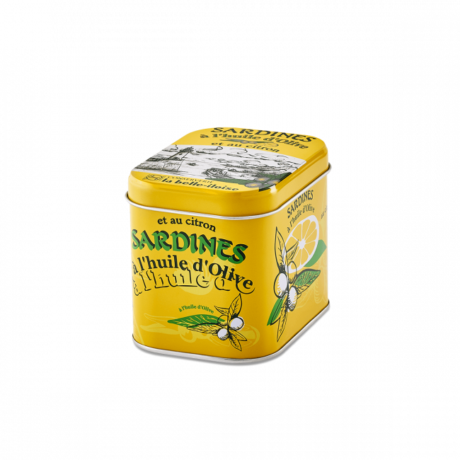 Sardínur í sítrónu og ólífuolíu - askja með 4 dósum