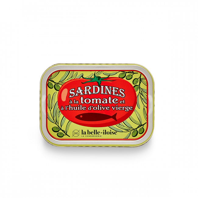 Sardínur með ólífuolíu og tómat