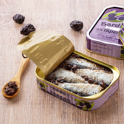 Sardínur í tapenade sósu