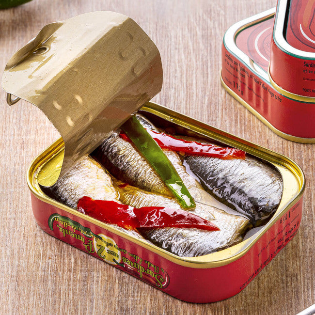 Sardínur með chilli